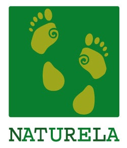 Le logo de Naturela : des pieds. Nous prenons soin de vos pieds.