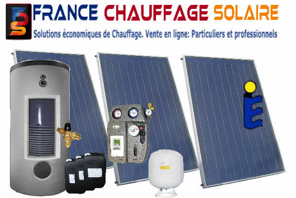 Energie solaire thermique, kit eau chaude sanitaire au meilleur prix
