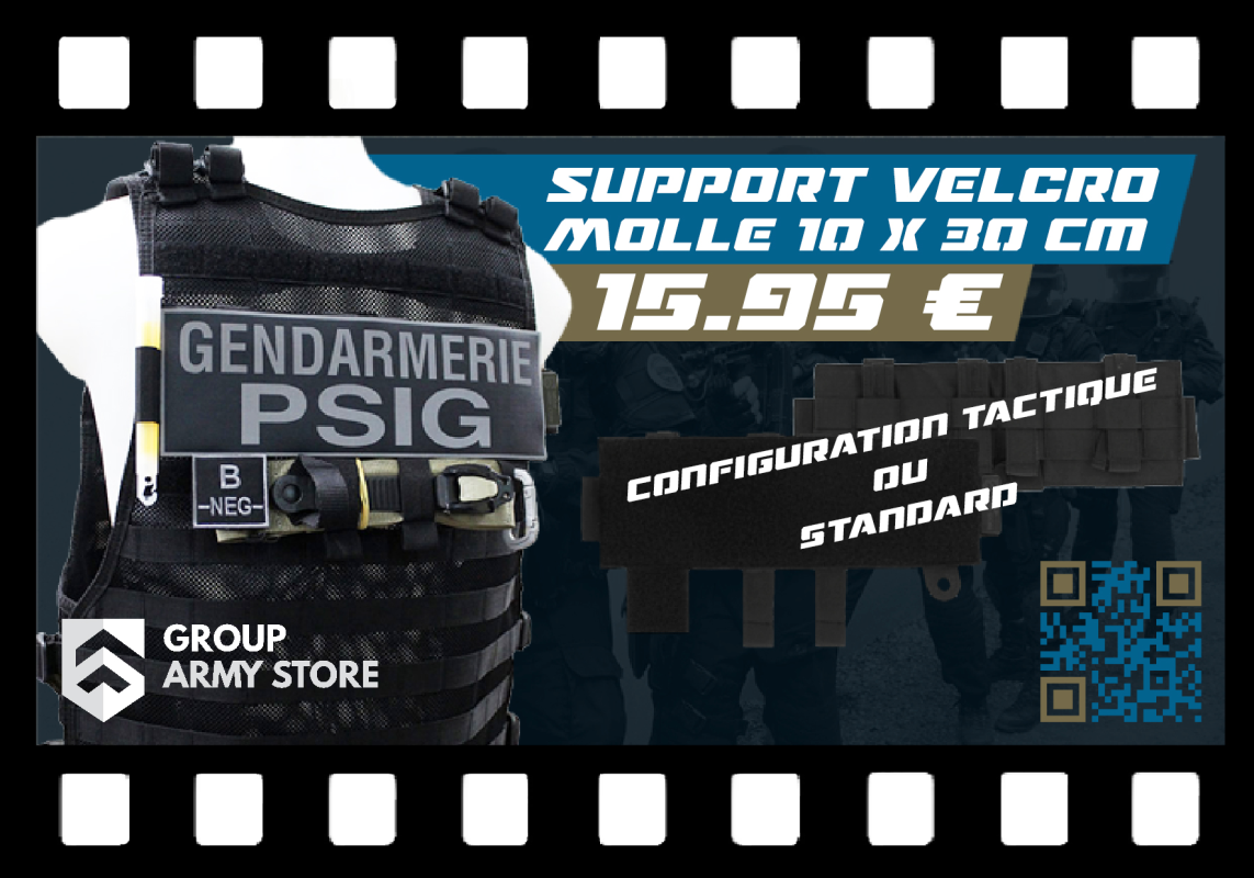 Support dorsal tactique