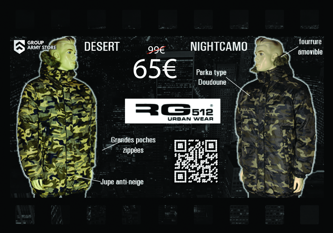 Parkas camouflées RG512