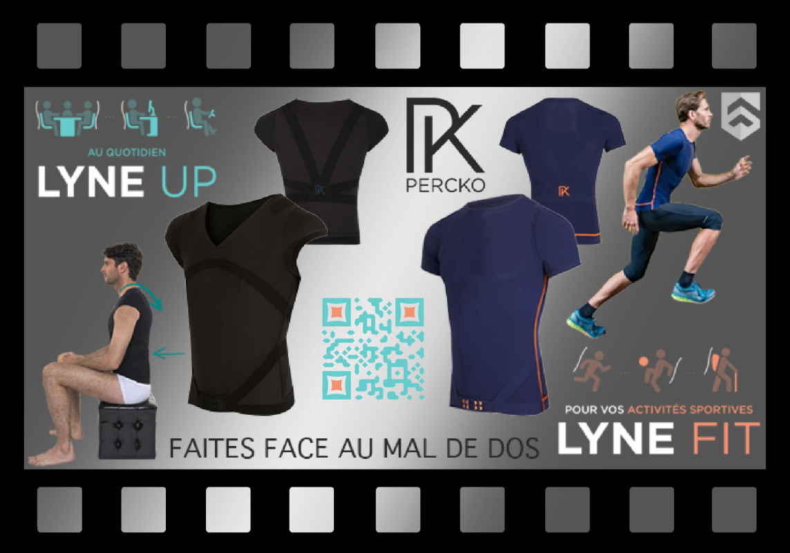 Tee-Shirts correcteurs de posture Percko