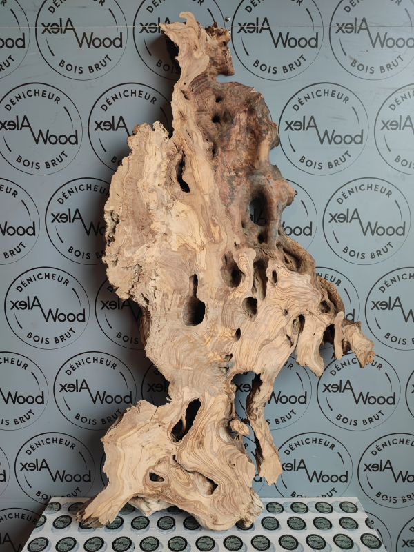 Plateau bois d'olivier idéal projet table bois et résine époxy - AlexWood - Toulouse